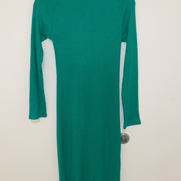 NWT ZARA knit green dress - Picture 9 of 9